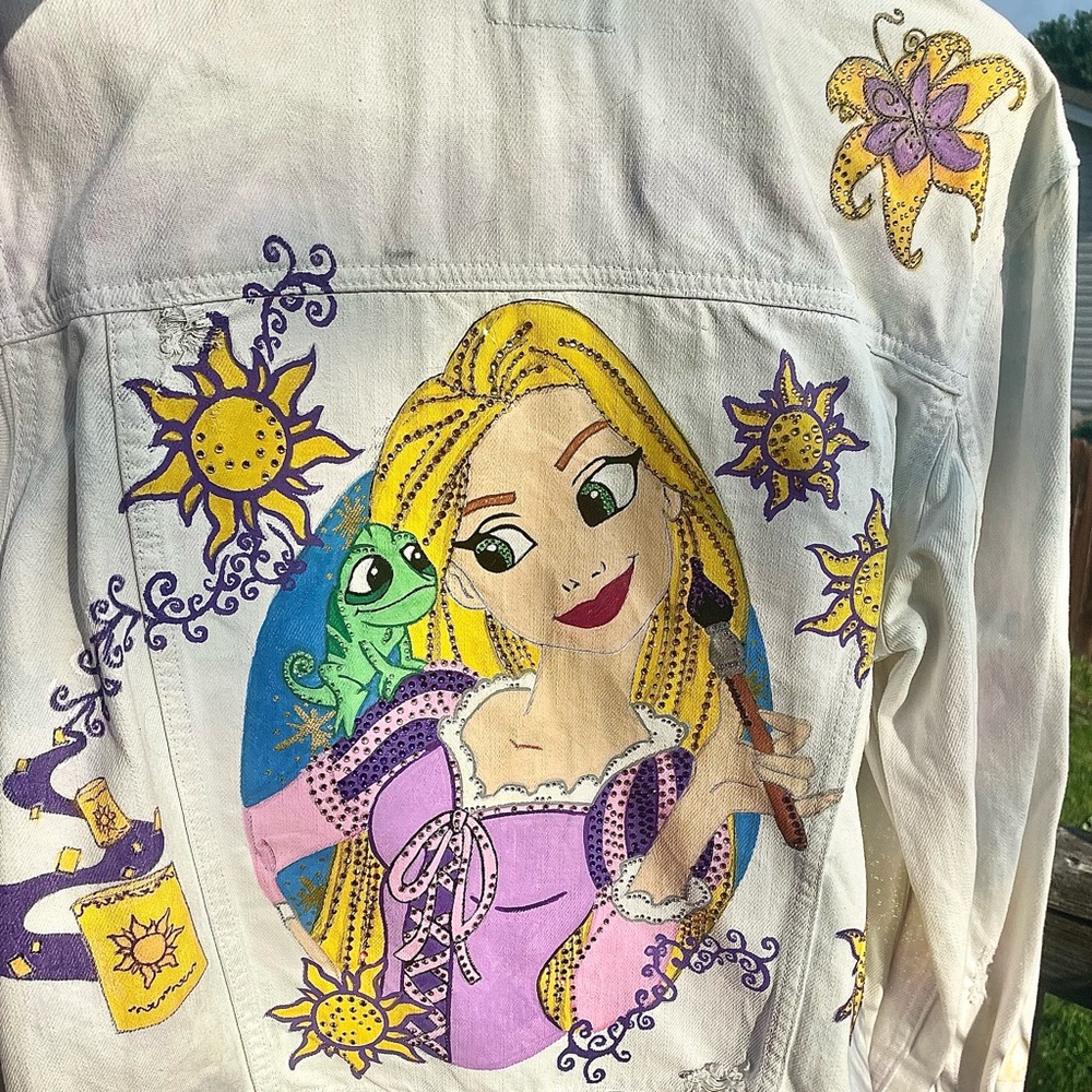 Painted Tangled jacket